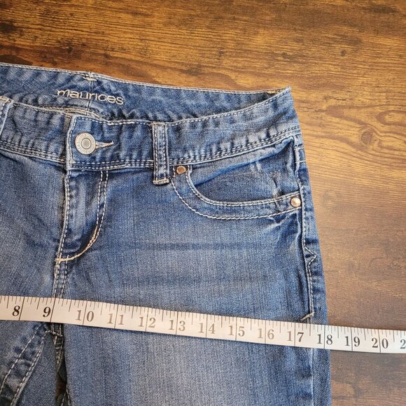 Maurices Jeans Womens 8 S Bootcut Low Rise Medium Light Wash Stretch - Picture 6 of 10